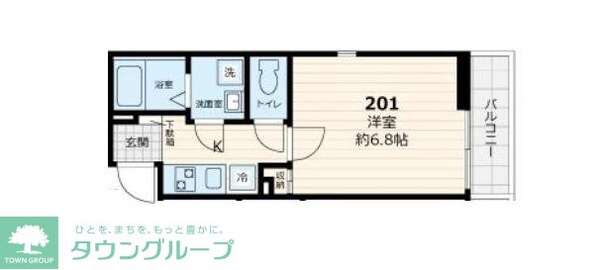 ヴィラ東高円寺の物件間取画像